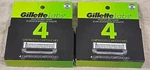 (2) New Gillettelabs Razor Blade Refills Compatible W/ Exfoliating Bar Heated. Fixed Price $37.99.