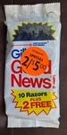 Vintage 80'S Gillette Good Twin Blade 12 Pack Disposable Razors Sealed.. Fixed Price $27.99.