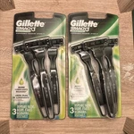 2 Packs Gillette MACH3 Disposable Men Razors Count, For Sensitive Skin. Fixed Price $15.99.