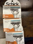 Schick 4 Blades Quattro Titanium Refills 8 Total CARTRIDGES-3 Packs New. Fixed Price $18.98.
