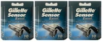 Gillette Sensor Excel Chromium Coated Razor Blade Refills - 30 Cartridges. Fixed Price $39.99.