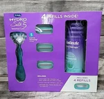 Schick Hydro Silk 5 Sensitive Care Pc Shaving Gift Set 4 Refills + Shave Gel. Fixed Price $15.99.