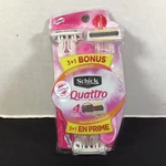 Schick Quattro For Women 4 Razors With Blades Aloe Duo Vitamin Scented Handles. Fixed Price $9.07.