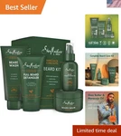 Beard Wash & Conditioning Oil Set With Shea Butter Ultimate Hydration For Men. Fixed Price $119.99.