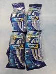 Lot Of 4 Gillette Sensor 3 Simple Disposable Razors For Men. Fixed Price $18.99.