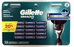 MACH3 Mens Razor Blades Refill 15 Cartridges - Brand New Sealed. Fixed Price $24.99.