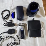 Braun Series 8000, #8985, Cleaning Tank, Travel Kits, 2 Chargers, Head Protector. Fixed Price $85.00.