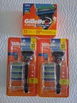 New Gillette FUSION5 Proglide Refills. 20 Total Cartridges Plus Razor Handles.. Fixed Price $50.00.