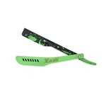 Kashi RG-130C Straight Razors Blade Green And Print Color. Fixed Price $14.99.