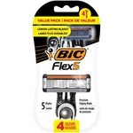 Bic Flex 5 Disposable Razors For Men 4 Count Five Blades Smooth Shave. Fixed Price $16.19.