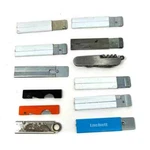 12 Pcs Lnchett, Derma And Assorted Retractable Box Cutter, Folding Razor Knife. Fixed Price $17.00.