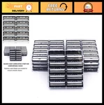 100 Twin Blade Razor Cartridges With Lubricating Strip - Fits Gillette Trac 2,. Fixed Price $61.99.