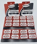Personna Red Chrome Double Edge Stainless Steel 100 Blades 20 Boxes Of 5 Germany. Fixed Price $21.99.