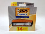 Bic Comfort 3 Refillable Cartridges Three-blade Disposable Razors. Fixed Price $17.99.
