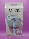 Gillette Venus Women Razor Pubic Hair & Skin 1 Handle 2 Refill Cartridges New. Fixed Price $12.34.