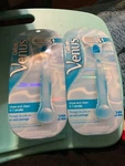 Gillette Venus Smooth Razor - 1 Handle + 2 Cartridge Lot Of New In Packages. Fixed Price $12.87.