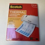 Scotch Thermal Laminating Pouches 8.5" X 11" Pack Of TP3854100 3M. Fixed Price $14.99.