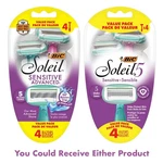 Bic Soleil Sensitive Women's Disposable Razors 5-BLADE Comfort Shield 4-PACK. Fixed Price $17.99.