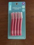 Bliss Dermaplaning Facial Razor Stainless Steel + 8 Blades New Sealed. Fixed Price $10.00.