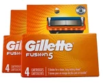 Gillette * Fusion 5 2 X 4-PACK (8) Cartridges With Precision Trimmer. Fixed Price $21.77.