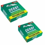 Derby Straight Razor Single Edge Barber Blades Stainless Steel Shaving 200. Fixed Price $19.99.