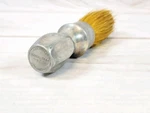 Vintage Rubberset #4 Sterilized Aluminum Handle Shaving Brush Made Usa Very Nice. Fixed Price $45.00.