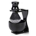 Mens Shaving Set - 3PCS Synthetic Brushes With Acrylic Stand Bowl. Fixed Price $20.50.