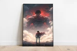 Attack On Titan Eren, Levi Poster Print - Anime Manga Wallart No Frame. Fixed Price $15.99.