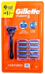 Gillette FUSION5 Men's Razorhandle + 9 Cartridges. Fixed Price $43.66.