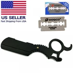 Barber Cut Throat Straight Razor Beard Shaving Knife Stainless Steel With Blade. Fixed Price $7.95.