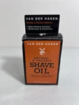 Van Der Hagen Natural Organic Oil For Closer Shaves, 1.OZ Open Box. Fixed Price $16.96.