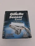 Gillette Sensor Excel Chromium Coated Razor Blade Refill Cartridges 10 Pack. Fixed Price $16.59.