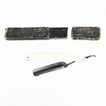 Vtg Taylor Eye Witness Extra Hollow Ground Sheffield Straight Razor W/ Case. Fixed Price $42.99.