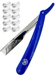 Shave Razors For Men Beard Shape Up Straight Blades Refills Barber Rasurar. Fixed Price $8.55.