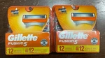 24 X Gillette Fusion 5 Mens Razor Blade Refill Cartridges. Fixed Price $49.94.