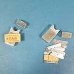 2 Vintage Gillette Metal Razor Cases W/blades. Fixed Price $15.99.