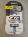 Bic Flex 3 Titanium Mens Disposable Razors Ultra Thin Blades Brand New. Fixed Price $10.00.