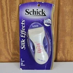 Vtg Schick Silk Effects Womens Razor And 2 Cartridges 1998 Nos New. Fixed Price $19.99.