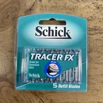 Schick Tracer Fx Blades Sensitive Skin, 1 Pack Of 5 Cartridges, Discontinued New. Fixed Price $29.99.
