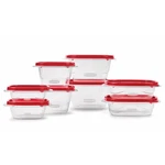 Rubbermaid Takealongs Food Storage Containers, 16 Piece Set. Fixed Price $8.39.