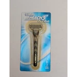 Gillette MACH3 Turbo Mens Razor With 1 Blade Cartridge New Old Stock In Pkg. Fixed Price $21.95.