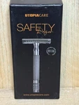 Utopia Care Double Edge Safety Razor For & Women With 10 Premium Blades. Fixed Price $7.99.