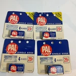 Pal Super Single Edge Blades (4) Packages New Old Stock. Fixed Price $15.00.