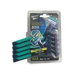 Ultra Max Razor Twin Blade 5PK Blue. Fixed Price $8.99.