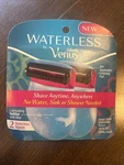 2-WATERLESS By Gillette Venus Razors Lubricating Softgel With Aloe Discontinued. Fixed Price $14.64.