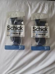 TWO(2) 3 Count Schick Outlast Disposable Razors Men,. Fixed Price $14.99.