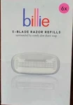 Billie Women 5-BLADE Razor Refill 6 Pack New Sealed. Fixed Price $16.95.