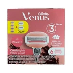 Gillette Venus Miami Sunset Razor Blades With Vitamin 6 Cartridges. Fixed Price $21.00.