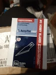 Accutec Pro APBL-5006 Hobby Blades #11 Standard Refill Case-pack. Fixed Price $134.00.