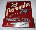 Personna 74 Tungsten Steel Injector Razor Blades (7 Pack) Nos Nib #2337 Vintage. Fixed Price $39.99.